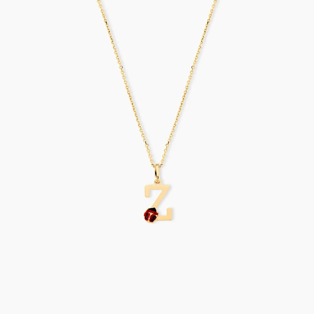 Marc Orian Bijoux Enfant|Bijoux Or > Pendentif Helidie Coccinelle Lettre Or Jaune
