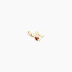 Marc Orian Pendentifs|Bijoux Enfant > Pendentif Helidie Coccinelle Lettre Or Jaune