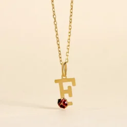 Marc Orian Pendentifs|Bijoux Enfant > Pendentif Helidie Coccinelle Lettre Or Jaune