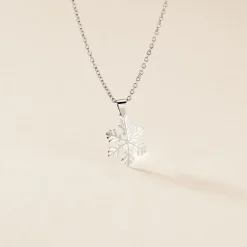 Marc Orian Pendentifs|Pendentifs > Pendentif Herbertine Flocon Or Blanc