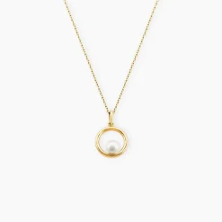 Pendentif Imelie Or Jaune Perle De Culture