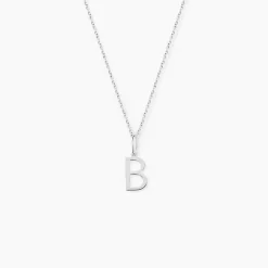 Marc Orian Pendentifs|Bijoux Homme > Pendentif Ionia Lettre or blanc