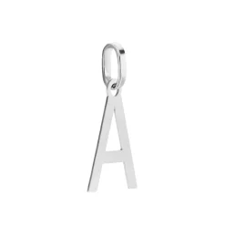 Pendentif Ionia Lettre Or Blanc