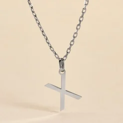 Pendentif Ionia Lettre Or Blanc