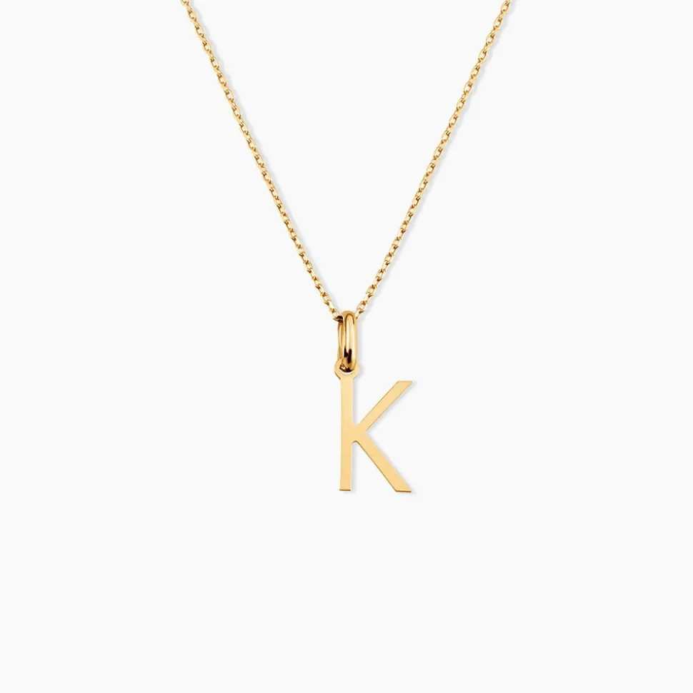 Pendentif Ionia Lettre Or Jaune