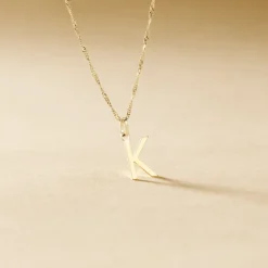 Pendentif Ionia Lettre Or Jaune