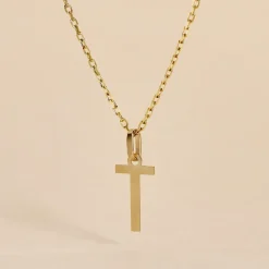 Pendentif Ionia Lettre Or Jaune