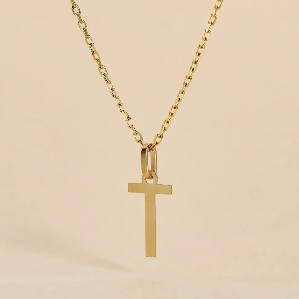 Pendentif Ionia Lettre Or Jaune