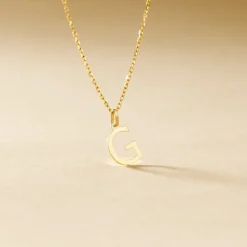 Pendentif Ionia Lettre Or Jaune