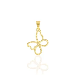 Pendentif Jaima Papillon Diamante Or Jaune
