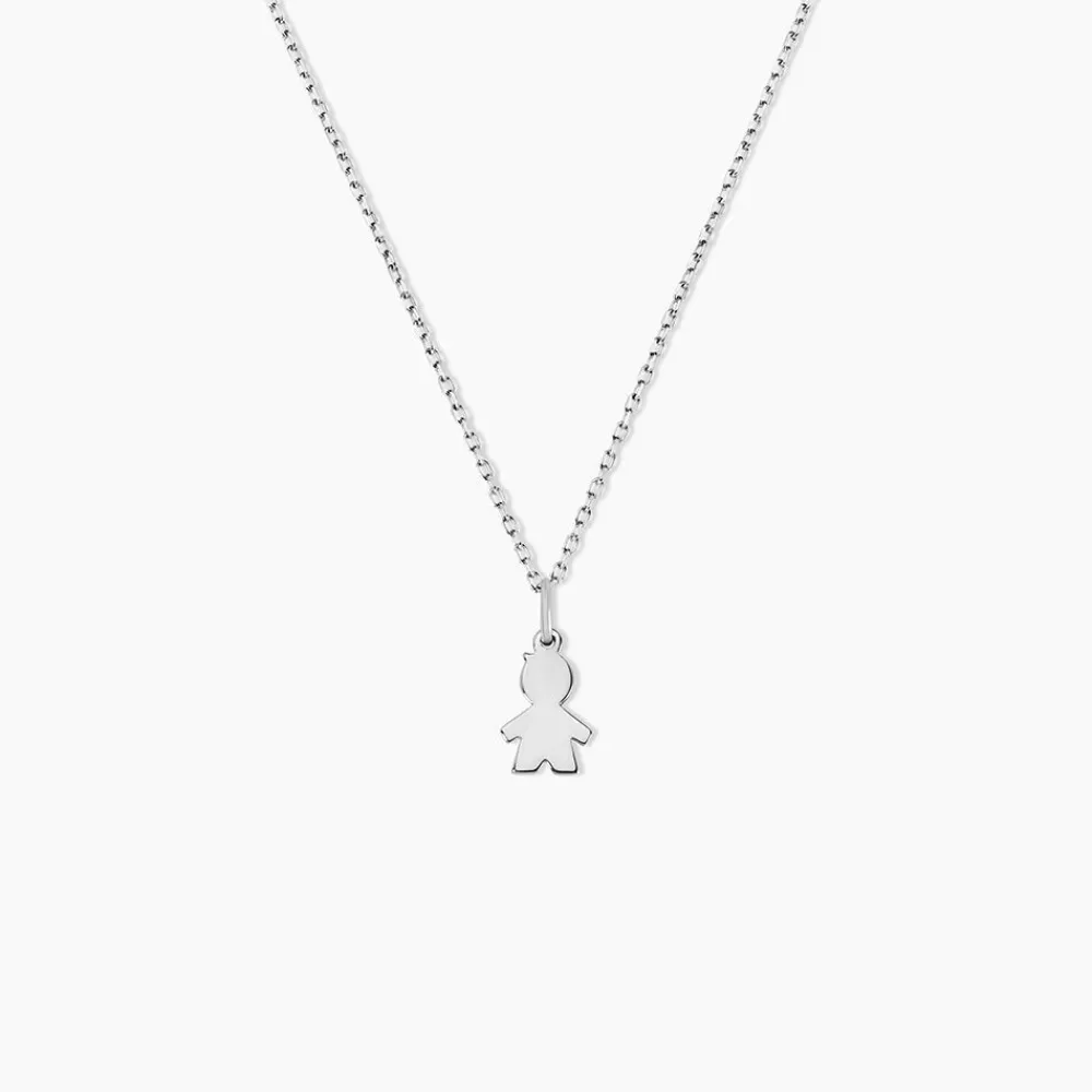 Marc Orian Idées Cadeaux Femme|Bijoux Fantaisie > Pendentif Kids Argent Blanc