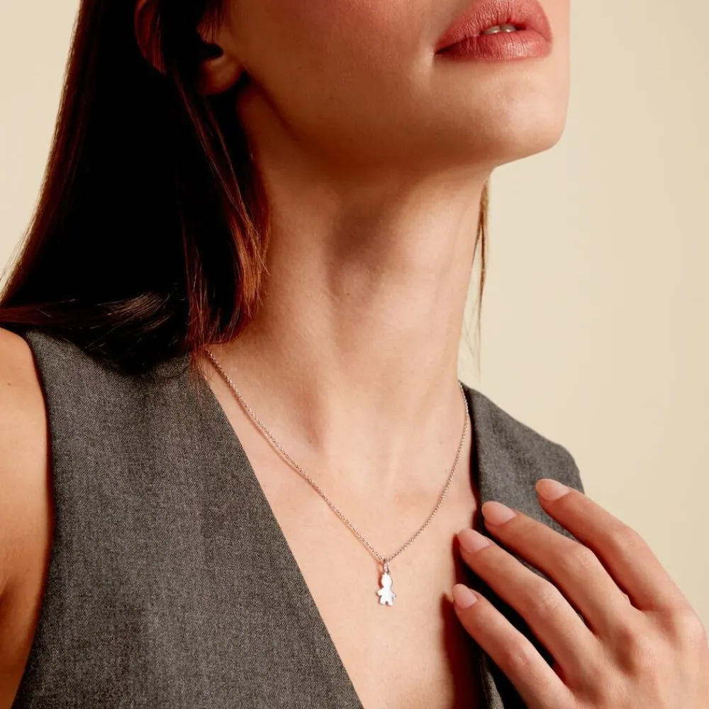 Marc Orian Idées Cadeaux Femme|Bijoux Fantaisie > Pendentif Kids Argent Blanc
