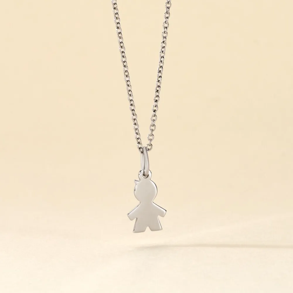 Marc Orian Idées Cadeaux Femme|Bijoux Fantaisie > Pendentif Kids Argent Blanc