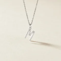 Marc Orian Pendentifs|Pendentifs > Pendentif Klementine Or Blanc Oxyde De Zirconium