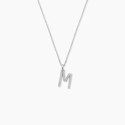 Marc Orian Pendentifs|Pendentifs > Pendentif Klementine Or Blanc Oxyde De Zirconium