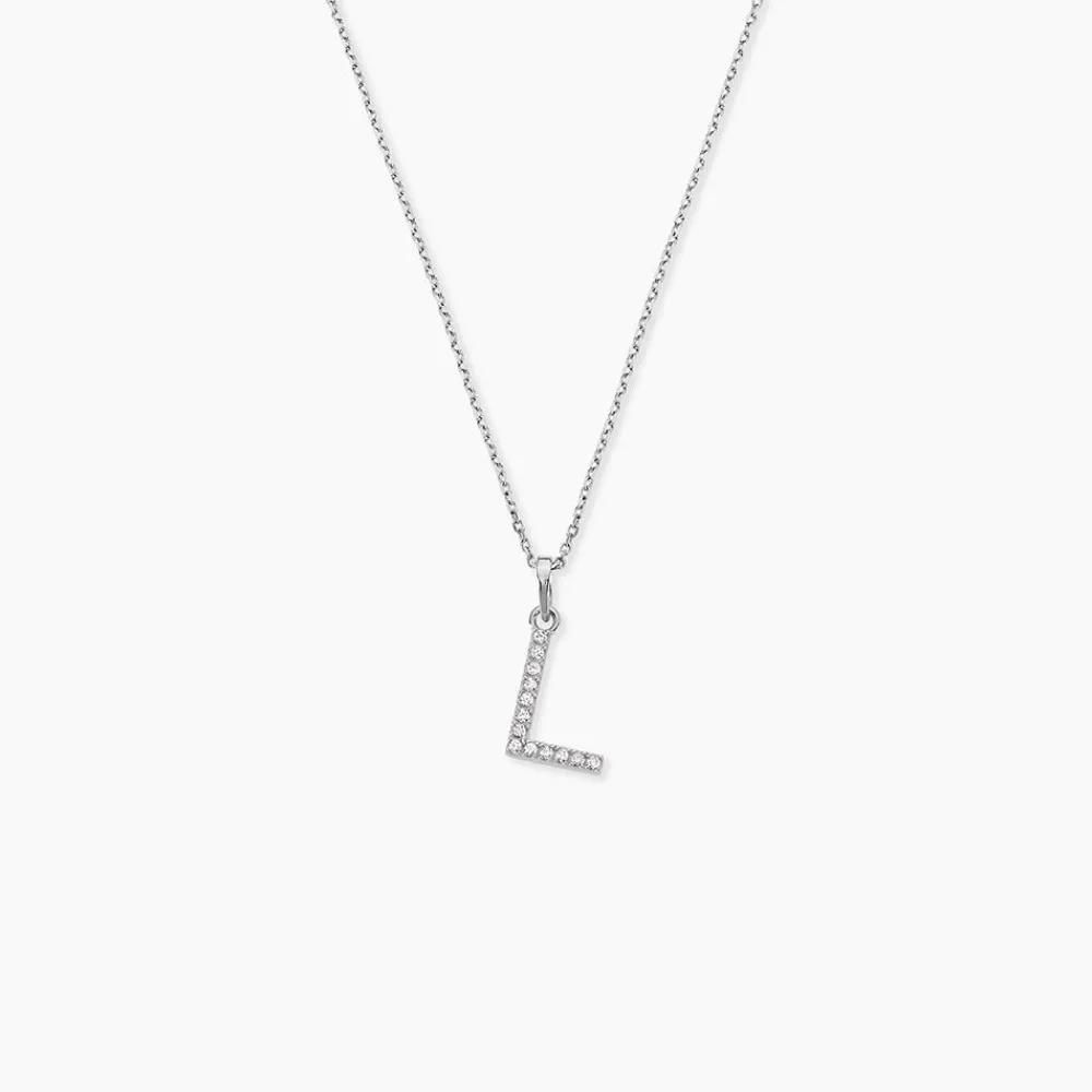 Marc Orian Idées Cadeaux Femme|Bijoux Or > Pendentif Klementine Or Blanc Oxyde De Zirconium