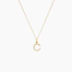 Pendentif Klementine Or Jaune Oxyde De Zirconium