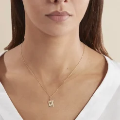 Marc Orian Pendentifs|Pendentifs Personnalisés > Pendentif Lamie Zodiaque Parchemin Or Jaune