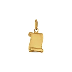 Marc Orian Pendentifs|Pendentifs Personnalisés > Pendentif Lamie Zodiaque Parchemin Or Jaune