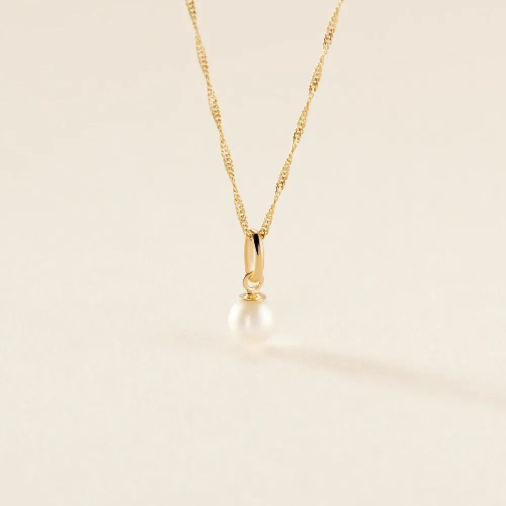 Marc Orian Parures De Mariage|Bijoux Perles > Pendentif Lenonie Or Jaune Perle De Culture