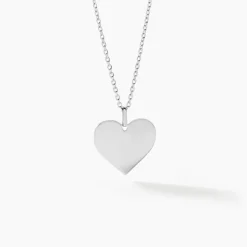 Pendentif Lisa Or Blanc