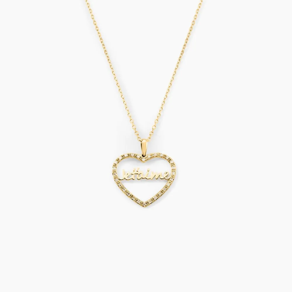 Marc Orian Pendentifs|Bijoux Diamant > Pendentif Loove Or Jaune Diamant