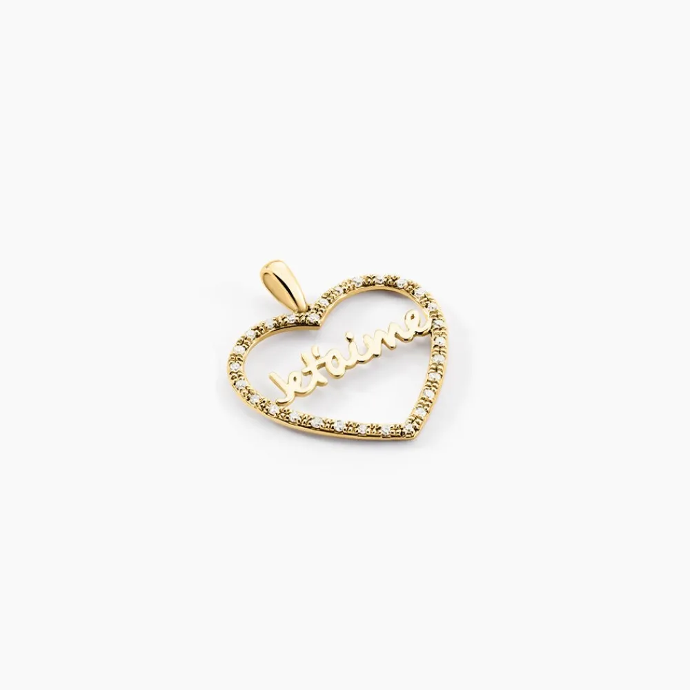 Marc Orian Pendentifs|Bijoux Diamant > Pendentif Loove Or Jaune Diamant