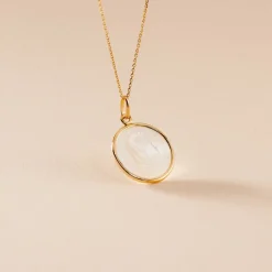 Marc Orian Pendentifs|Bijoux Homme > Pendentif Marie Or Jaune Nacre