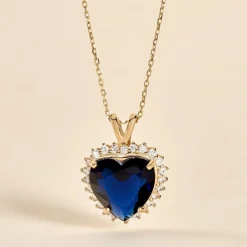 Pendentif Nelsa Plaqué Or Jaune Oxyde De Zirconium