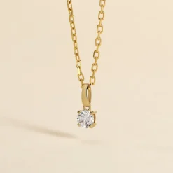 Pendentif One Or Jaune Diamant