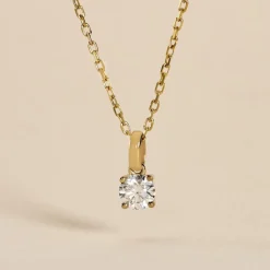 Pendentif One Or Jaune Diamant