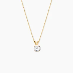 Pendentif Or Jaune Oxyde De Zirconium