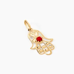 Marc Orian Pendentifs|Bijoux Homme > Pendentif Or Jaune Pierre D'imitation