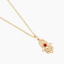 Marc Orian Pendentifs|Bijoux Homme > Pendentif Or Jaune Pierre D'imitation