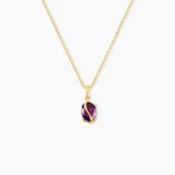Pendentif Or Jaune Prudencia Améthyste