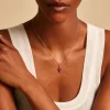 Pendentif Or Jaune Rubis