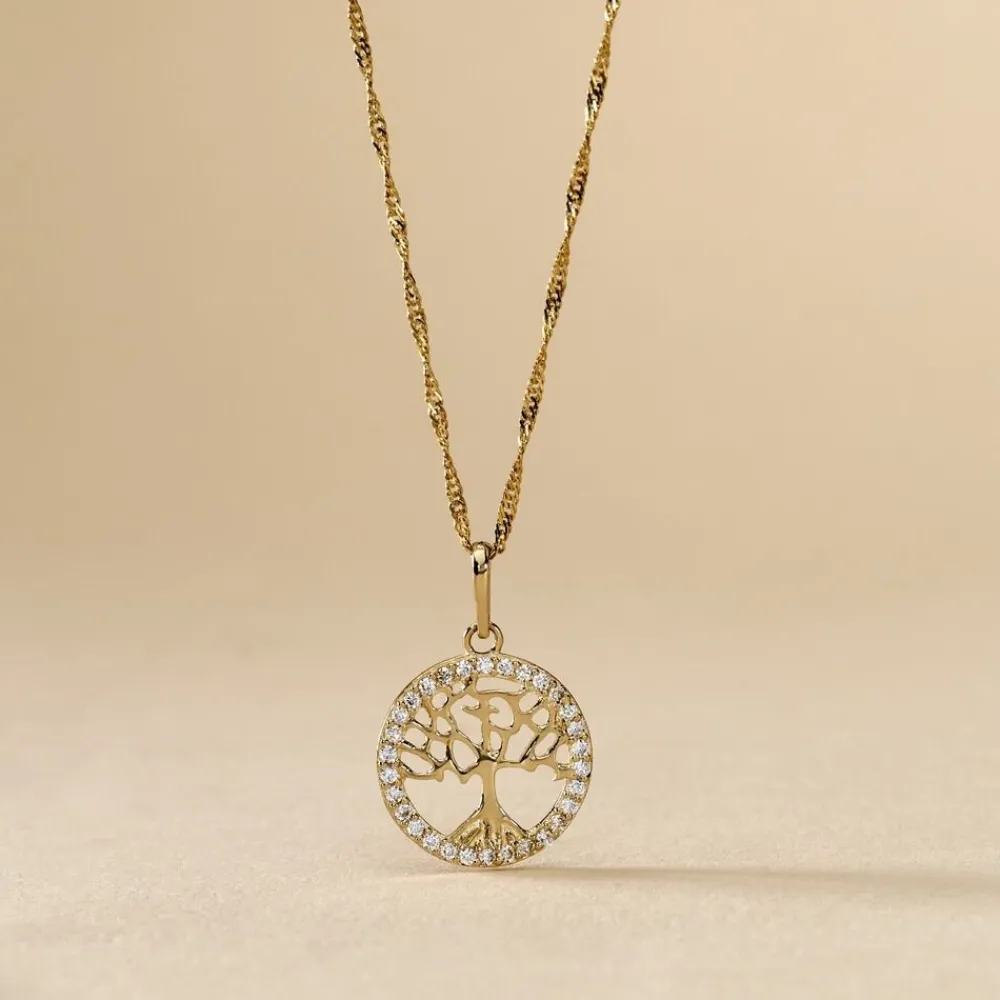 Marc Orian Bijoux Zirconium|Pendentifs > Pendentif Salvy Or Jaune Oxyde De Zirconium