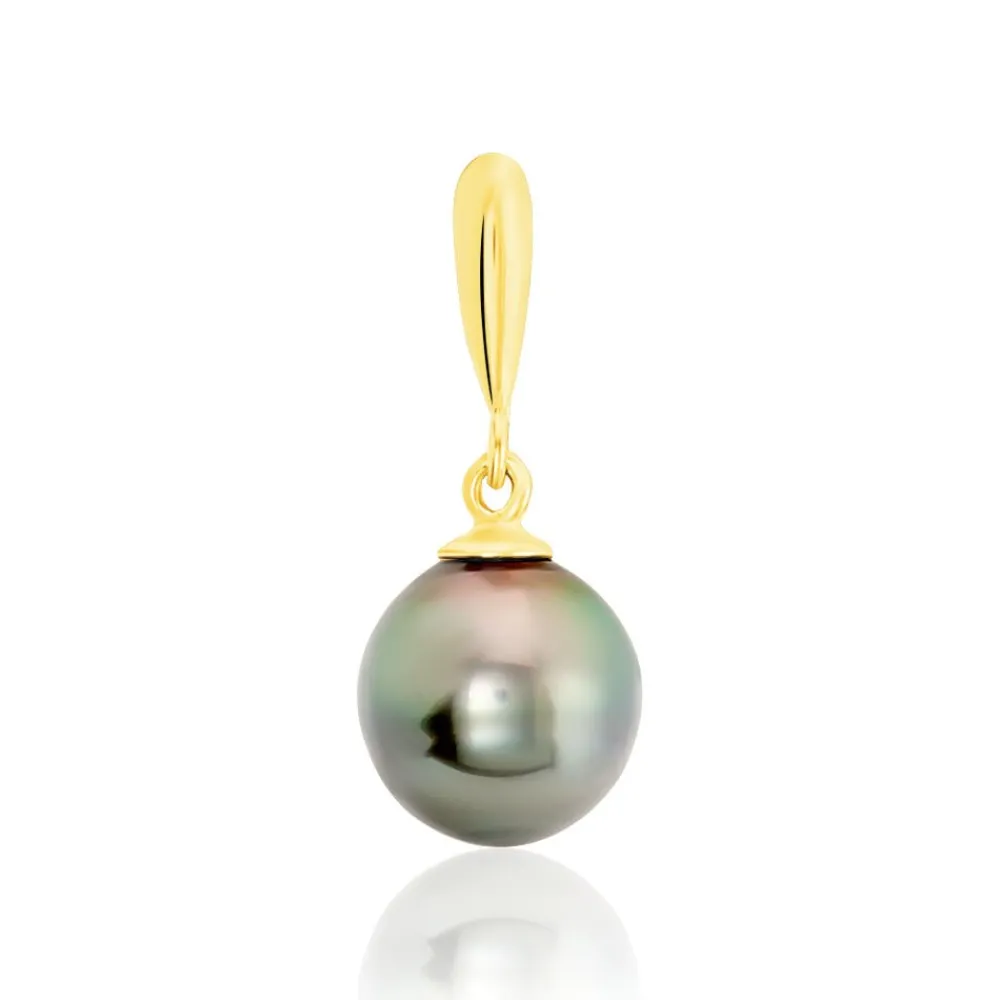 Marc Orian Bijoux Or|Bijoux Perles > Pendentif Semi-baroque Or Jaune Perle De Culture De Tahiti