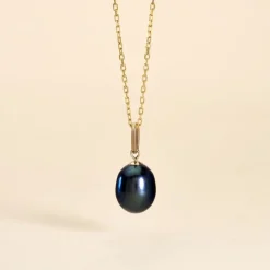 Marc Orian Bijoux Or|Bijoux Perles > Pendentif Severiane Or Jaune Perle De Culture or jaune perle nacre noire