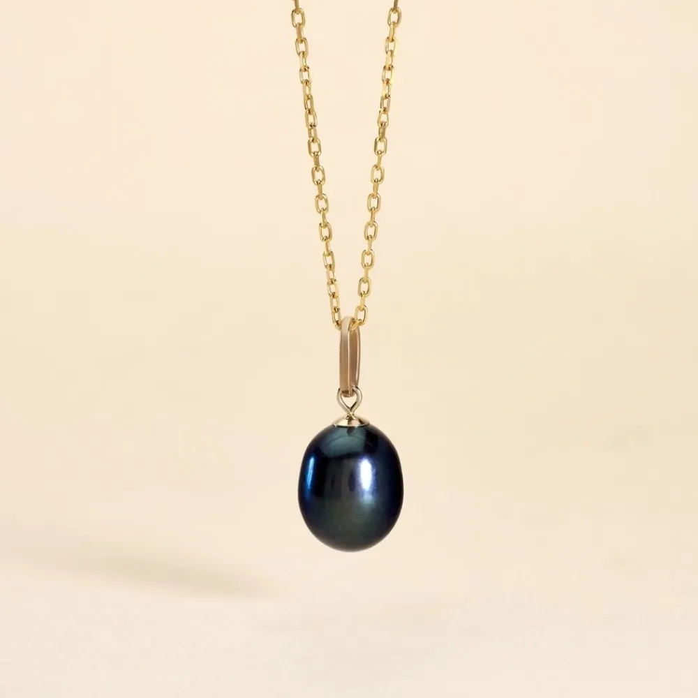 Marc Orian Bijoux Or|Bijoux Perles > Pendentif Severiane Or Jaune Perle De Culture or jaune perle nacre noire