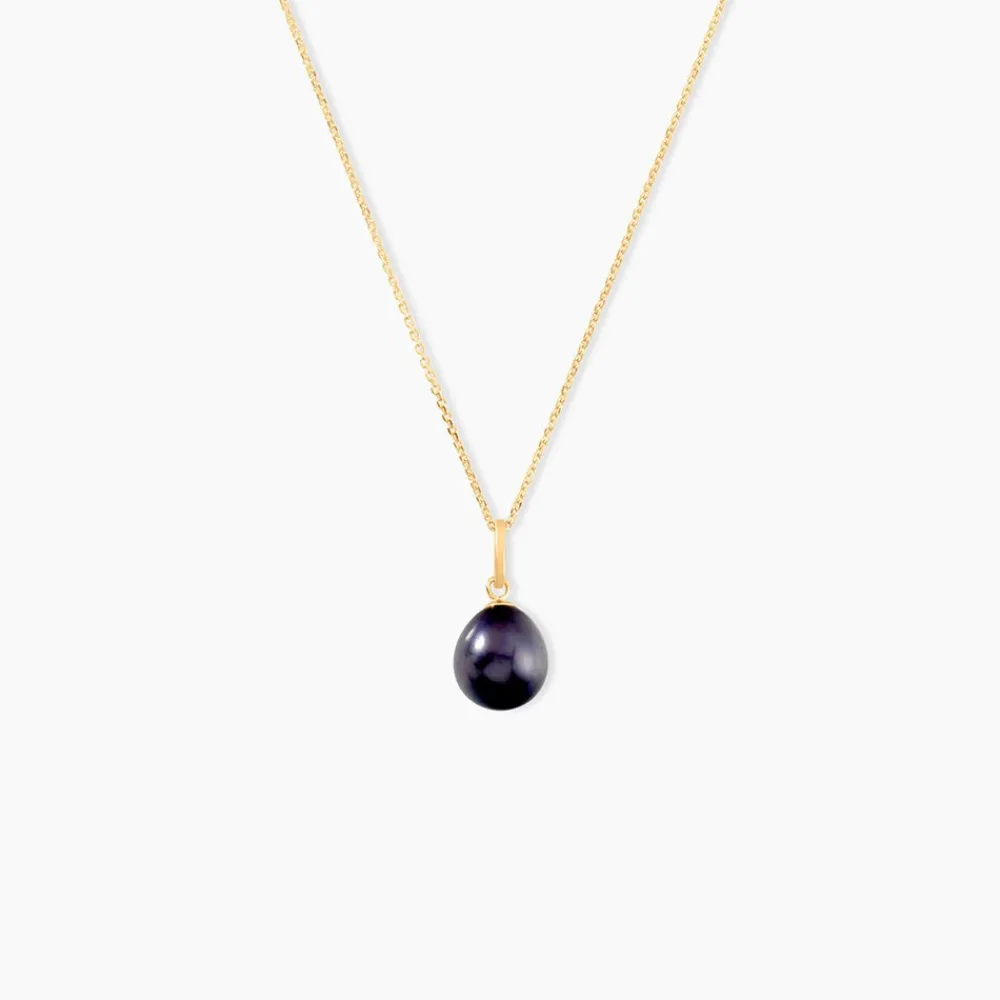 Marc Orian Bijoux Or|Bijoux Perles > Pendentif Severiane Or Jaune Perle De Culture or jaune perle nacre noire
