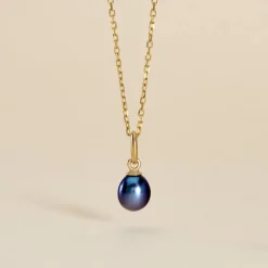 Pendentif Severiane Or Jaune Perle De Culture