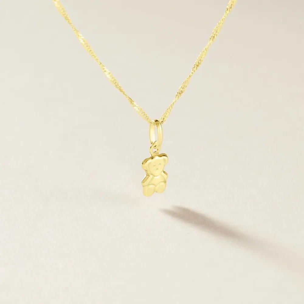 Marc Orian Pendentifs|Bijoux Enfant > Pendentif Songea Ourson Or Jaune
