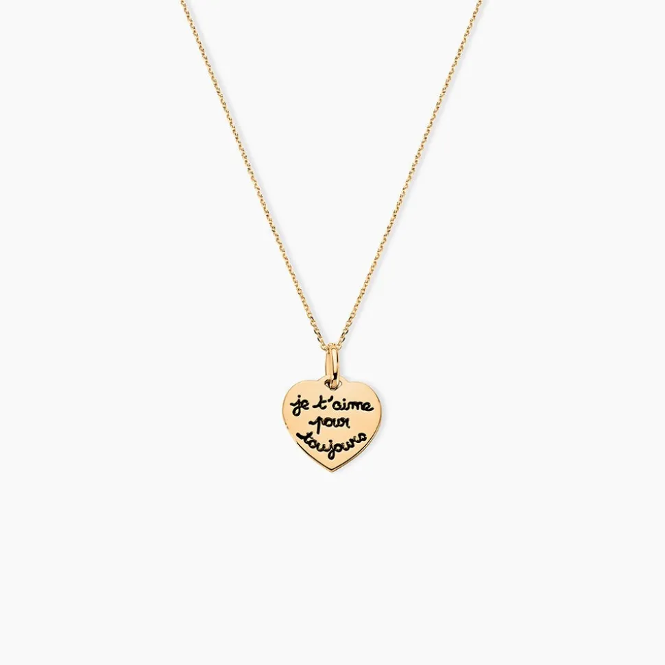 Pendentif Stephie Plaqué Or Jaune