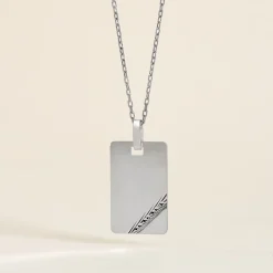 Marc Orian Pendentifs|Pendentifs Personnalisés > Pendentif Tao Argent Blanc