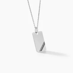 Marc Orian Pendentifs|Pendentifs Personnalisés > Pendentif Tao Argent Blanc