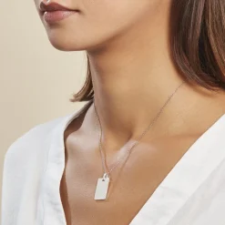 Marc Orian Pendentifs|Pendentifs Personnalisés > Pendentif Tao Argent Blanc
