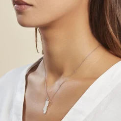 Marc Orian Pendentifs|Pendentifs Personnalisés > Pendentif Thea Argent Blanc
