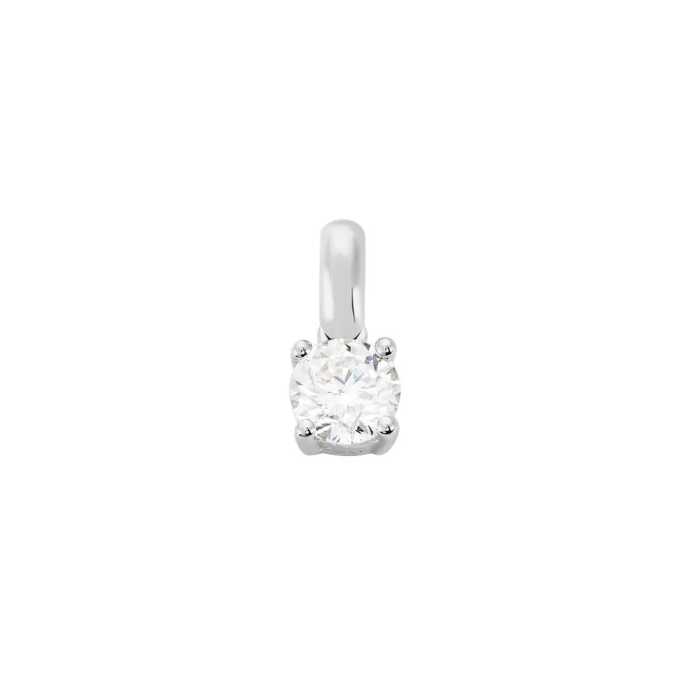 Pendentif Victoria Or Blanc Diamant