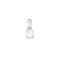 Pendentif Victoria Or Blanc Diamant